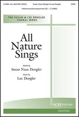 All Nature Sings SATB choral sheet music cover